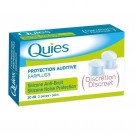 Quies ear plugs silicone noise reduction 3 pack