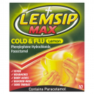 Lemsip max max cold & flu sachets lemon 10 pack