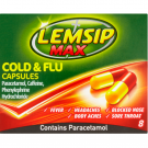 Lemsip max max cold & flu capsules 8 pack