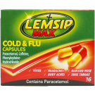 Lemsip max max cold & flu capsules 16 pack