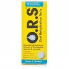 O.r.s. oral rehydration salt tablets lemon 12 pack