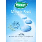 Radox bath salts muscle soak 400g 