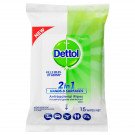 Dettol 2 in 1 Anti-Bacterial Hand and Surface Wipes 15