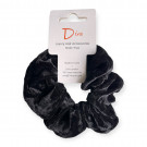 Diva Luxury Hair Accessories (Dhel04Bk) Black Scrunchies