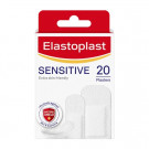 ELASTOPLAST plasters sensitive multi tone light fabric medium 20