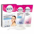 Veet hair removal cream sensitive facial 50ml 2 pack