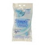 Gillette Simply venus disposable razors moist strips 4 pack
