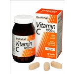 Healthaid vitamin C supplements vit C chewable  tablets 1000mg 60 pack