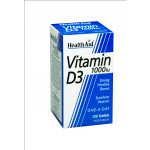 Healthaid vitamin D supplements vitamin D3 tablets 1000iu   120 pack