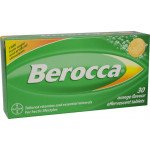 Berocca vitamin B effervescent tablets orange 30 pack
