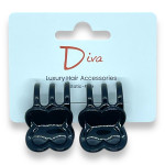 Diva Clover Claw 3cm Black