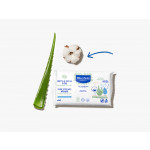 Mustela Organic Cotton wipes with water - 60