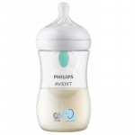 Philips Avent Natural Response Baby Bottle with Pattern with AirFree Valve 260ml 1 Month and +