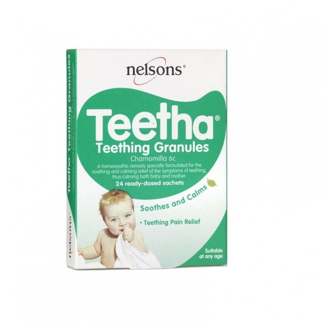 Nelson's tablets teetha teething granules 24 pack
