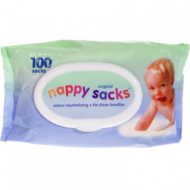 Nappy sacks bags 100 pack