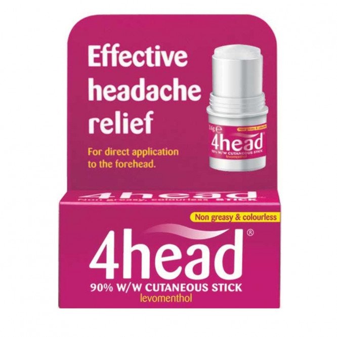 4head topical headache relief stick 3.6g