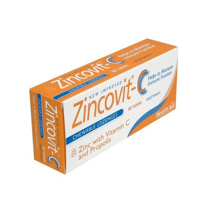 Healthaid allergy/health support range Zincovit tablets 60 pack
