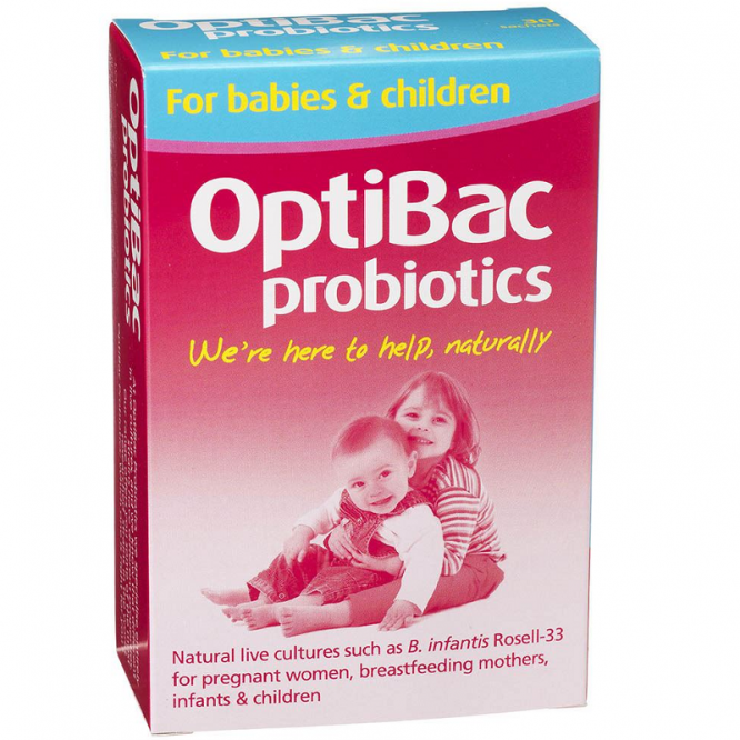 Optibac probiotic food supplements for babies & children 30 pack
