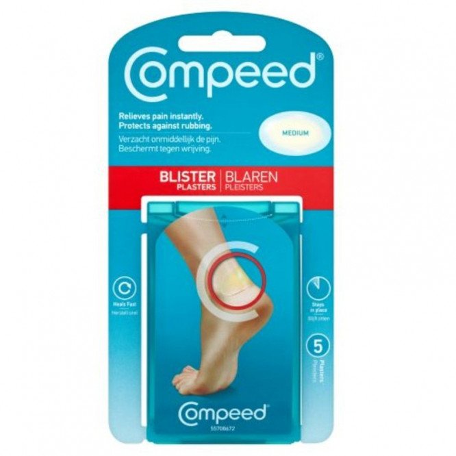 Compeed Hydrocolloid patches blisters medium 5 pack