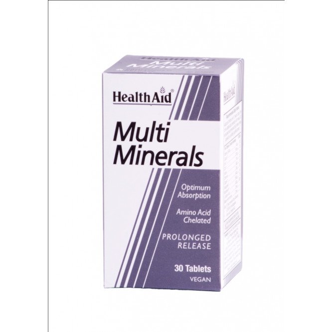 Healthaid mineral supplements multimineral tablets p/r 30 pack