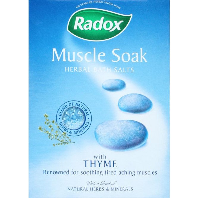 Radox bath salts muscle soak 400g 6 pack