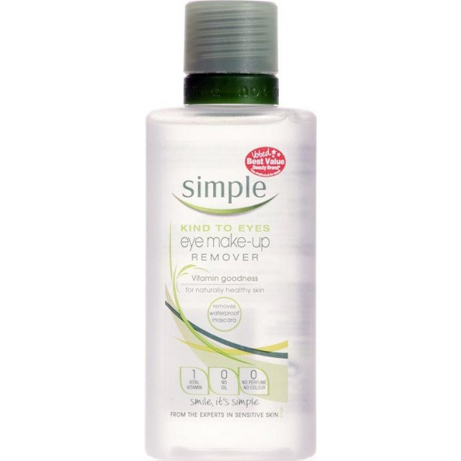 Simple conditioning eye make-up remover 125ml