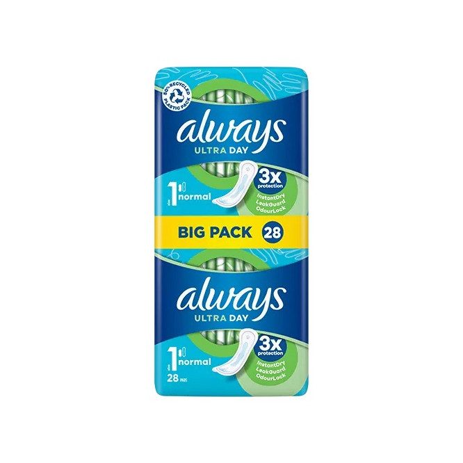 ALWAYS ULTRA sanitary towels normal without wings size 1 28