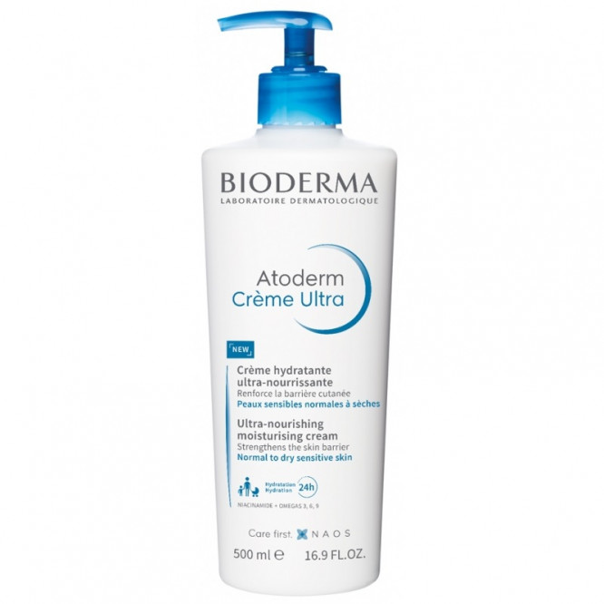 Bioderma Atoderm Crème Ultra Ultra-Nourishing Moisturising Cream 500ml