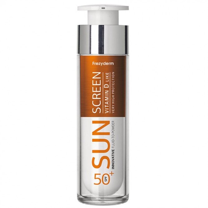 Frezyderm Sun Screen Vitamin D Like Fluid-to-powder SPF50+ 50 ml