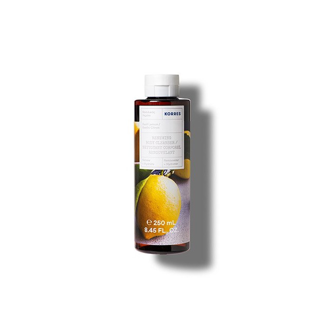 Korres Renewing Body Cleanser 250ml - Basil Lemon