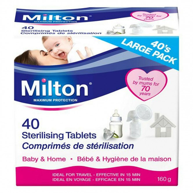 Milton Sterilising Tablets - 40 Tablets