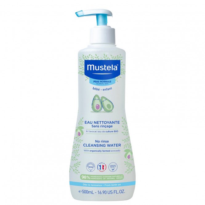 Mustela No-rinse cleansing water 500ml