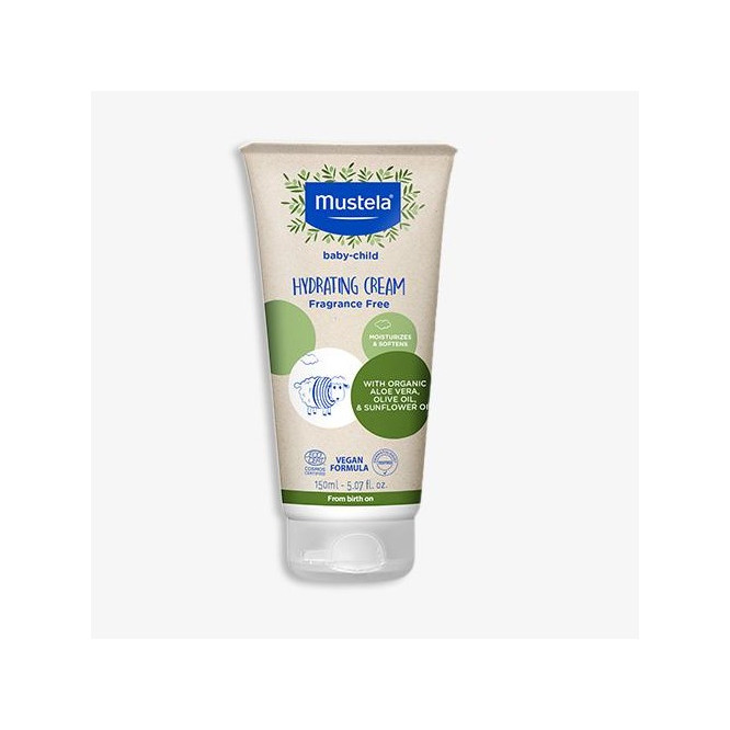 Mustela Organic Hydrating Cream with Olive Oil and Aloe 150ml