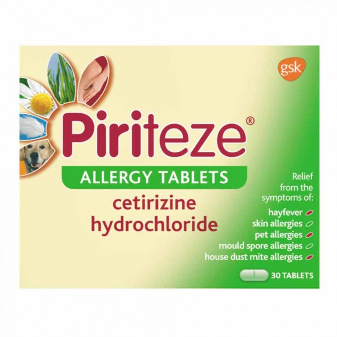PIRITEZE tablets 10mg 30
