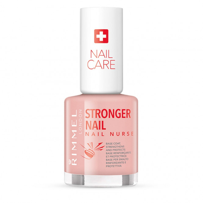 RIMMEL nail care nail nurse stronger base coat 12ml 
