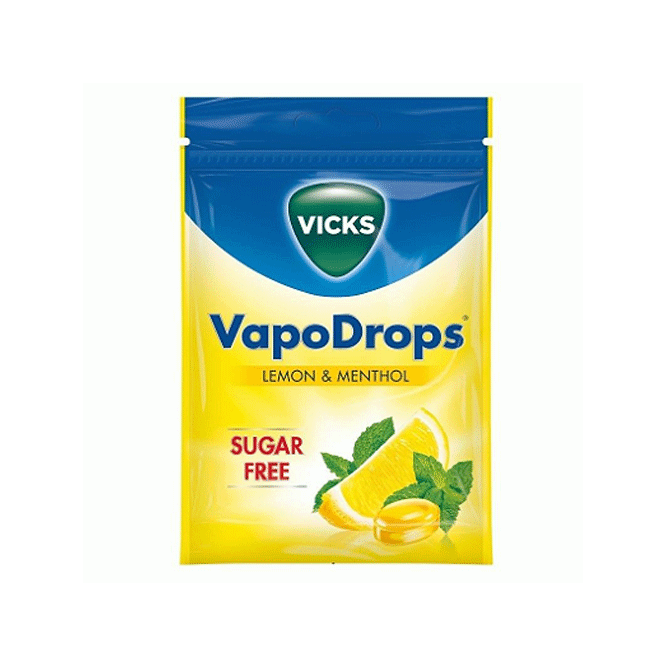 Vicks vapodrops lemon menthol 10 pack