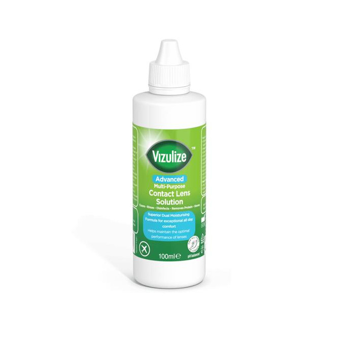 Vizulize all-in-one superior contact lens solution 100ml