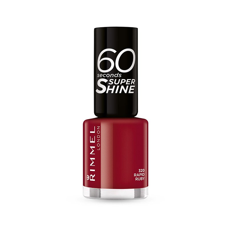 Rimmel 60 Seconds Super-Shine Nail Polish - Rapid Ruby 