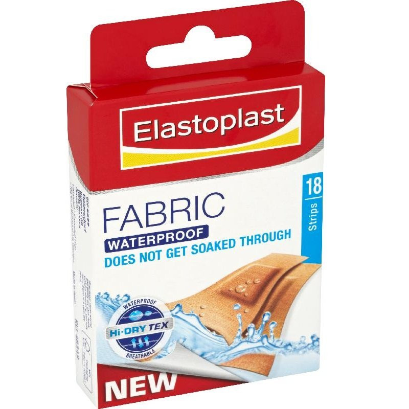 Elastoplast Plasters fabric / waterproof 18 pack