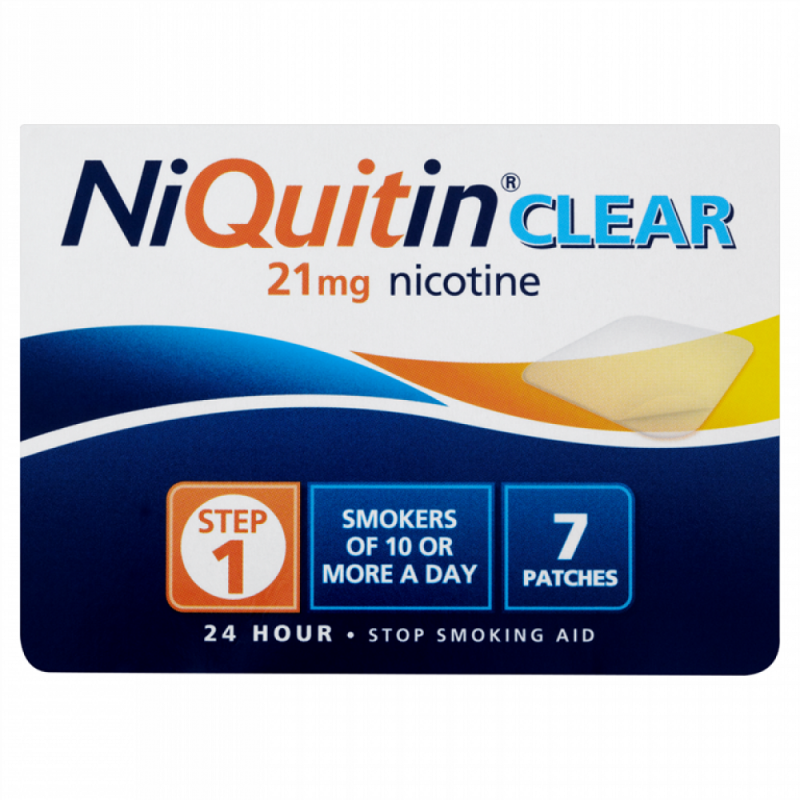Niquitin patches clear 21mg 7 pack