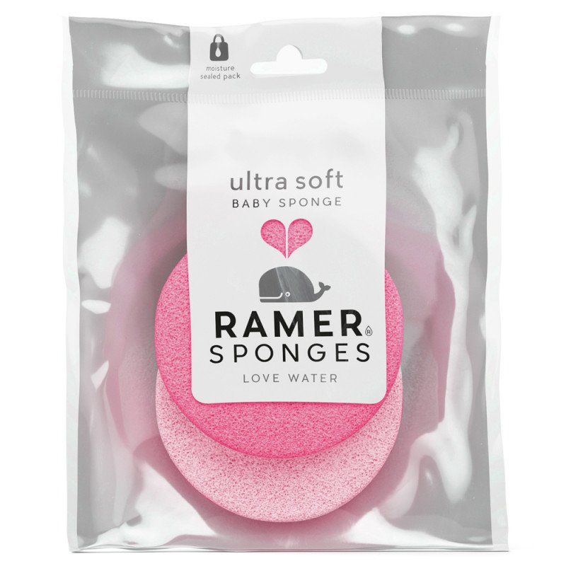 Ramer baby sponge ultra soft 2 pack