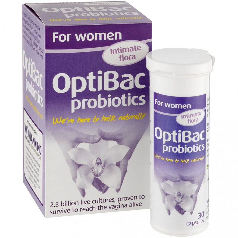 Optibac probiotic food supplements for women 30 pack