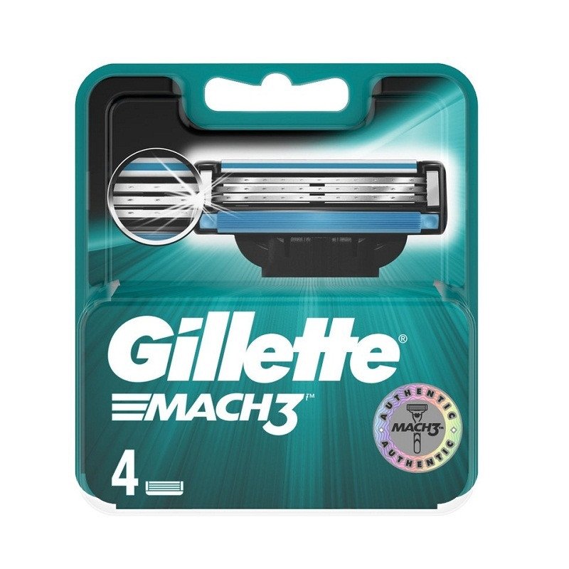 Gillette blades Mach3 4 pack