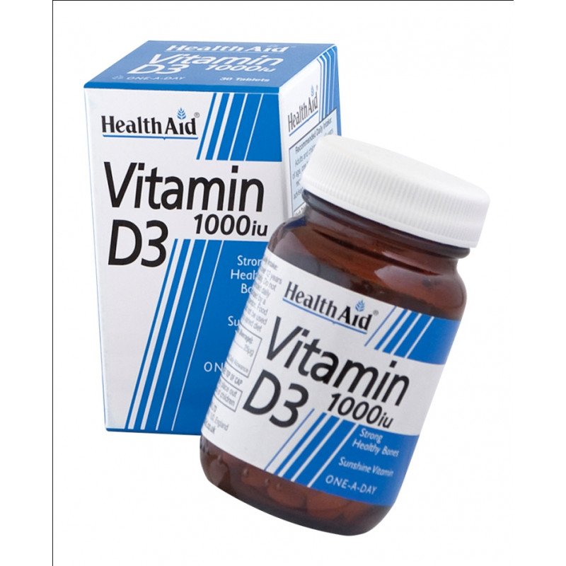 Healthaid vitamin D supplements vitamin D tablets 1000iu 30 pack