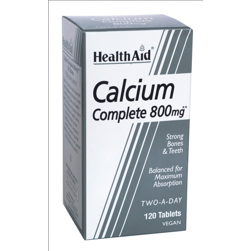 Healthaid mineral supplements calcium complete tablets 800mg 120 pack