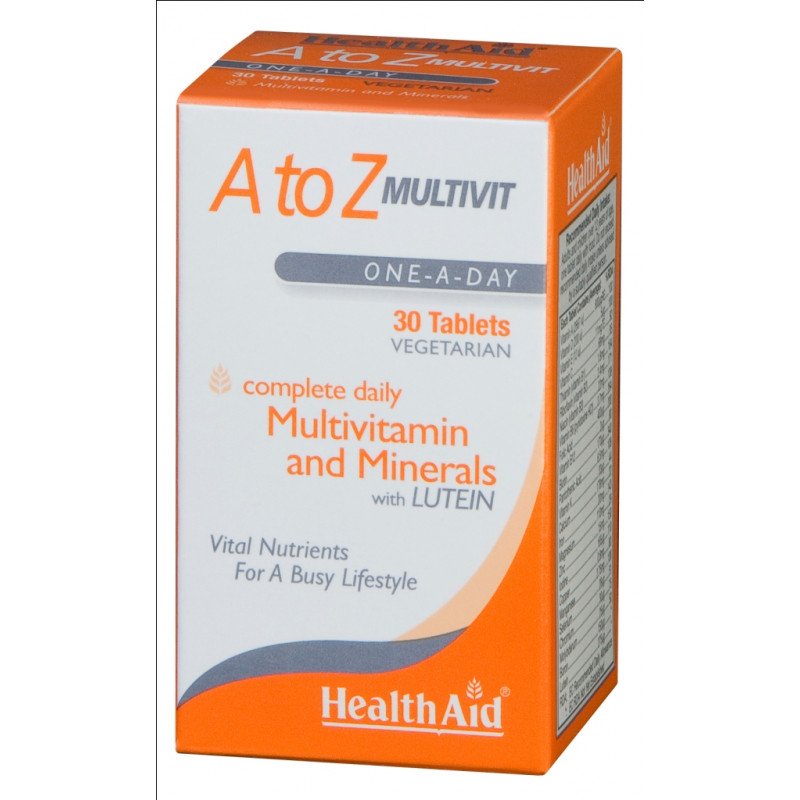 Healthaid multivitamin & mineral supplements A-Z tablets 30 pack