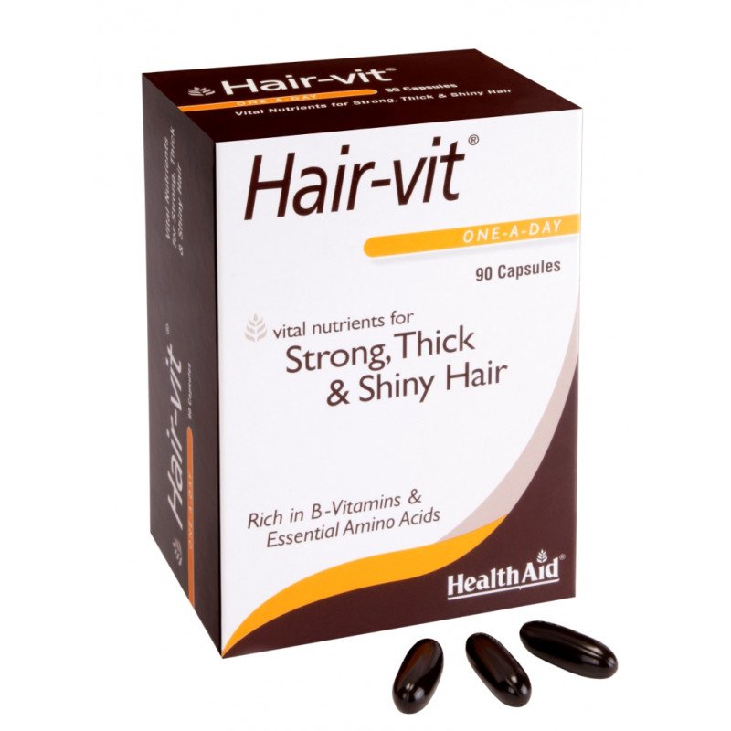 Healthaid lifestyle range Hair-Vit capsules 90 pack