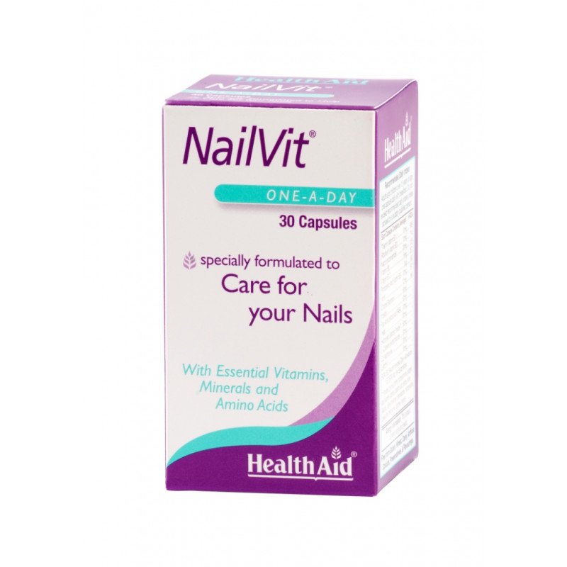 Healthaid lifestyle range Nail-Vit one-a-day capsules 30 pack