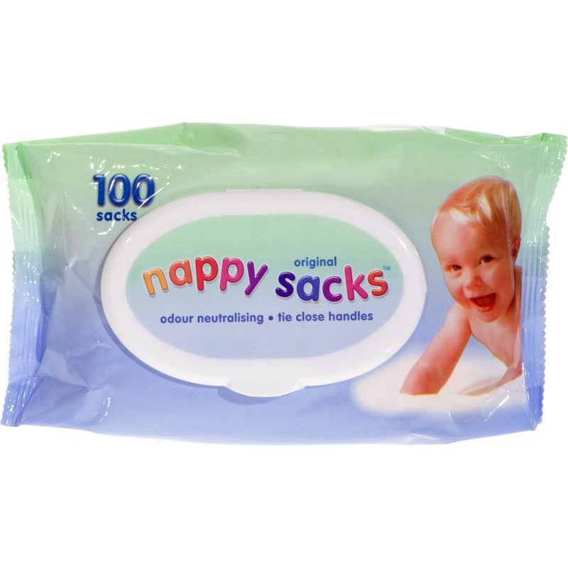 Nappy sacks bags 100 pack