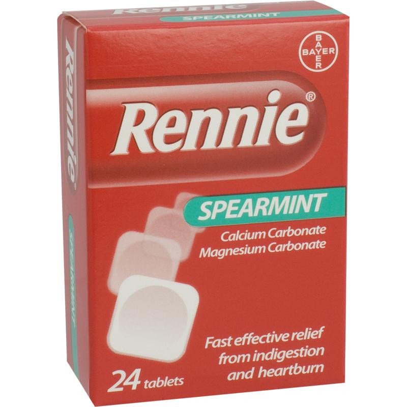 Rennie tablets spearmint 24 pack